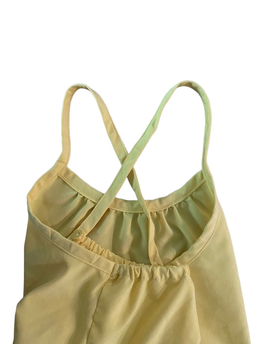 Girls' Yellow Tiered Maxi Dress - Kids Size 5/6 - Picture 4 of 5